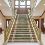 The main staircase in the Red Cliffs Utah Temple. (2024 by Intellectual Reserve, Inc. All rights reserved)