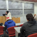 Wyatt Manygoats in class at the University of Utah. (Jack Grimm, KSL TV)