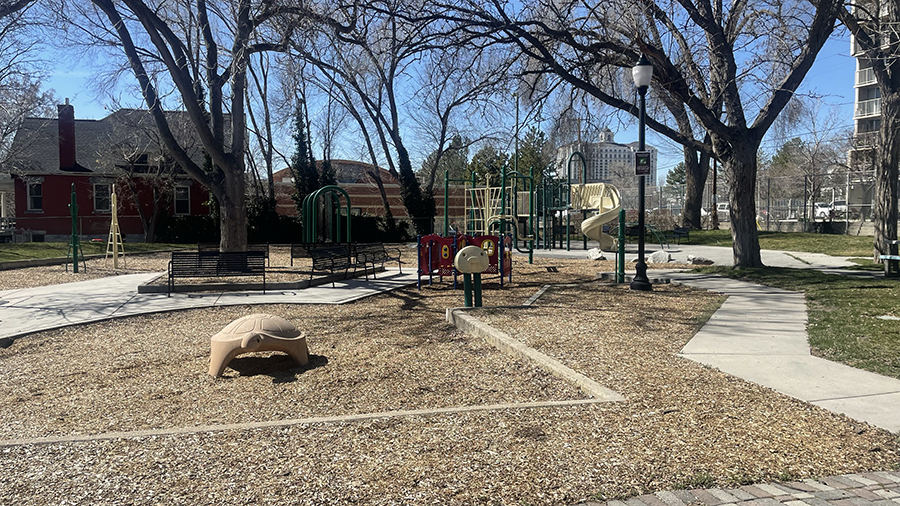 Taufer Park in central Salt Lake City, which has been a place of concern for nearby families....