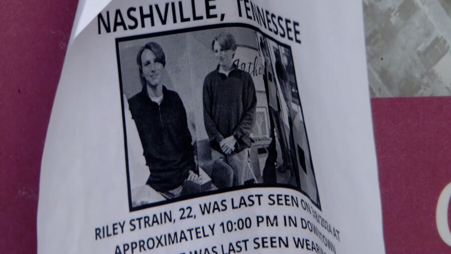 Body of missing college student Riley Strain recovered from river in Nashville.
Mandatory Credit:	W...