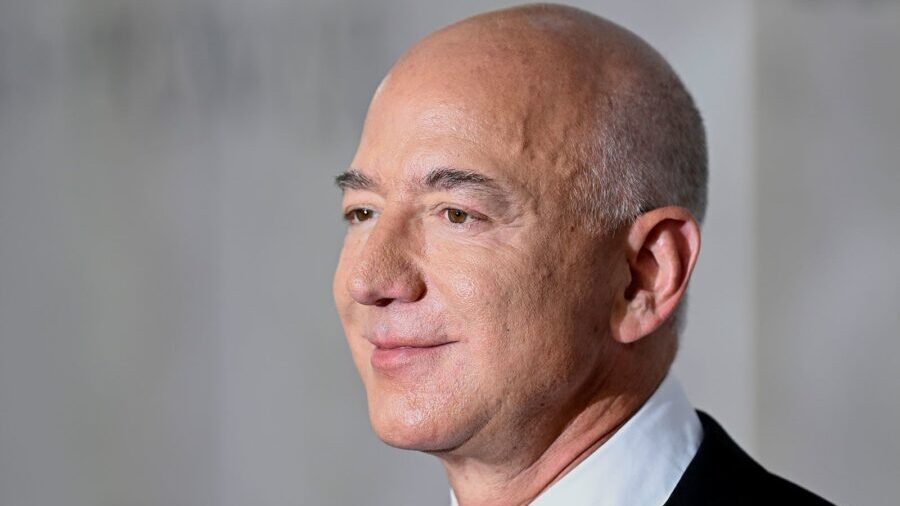 Jeff Bezos attends "The Lord Of The Rings: The Rings Of Power" World Premiere in Leicester Square o...