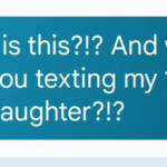A text message sent from the mother of an 11-year-old girl to Daniel Kromer Jr. after she found a text thread between the two of them. (North Park Police Department)