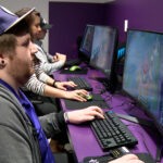 Students practice in the Weber State University Gaming Lab. (Mike Anderson, KSL TV)
