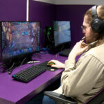 Students practice in the Weber State University Gaming Lab. (Mike Anderson, KSL TV)