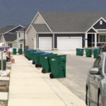 New homes on a street lined with new homes built by DR Horton in Lehi. (Greg Anderson, KSL TV)