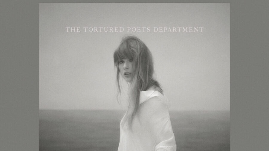 This cover image released by Republic Records show "The Tortured Poets Department" by Taylor Swift....