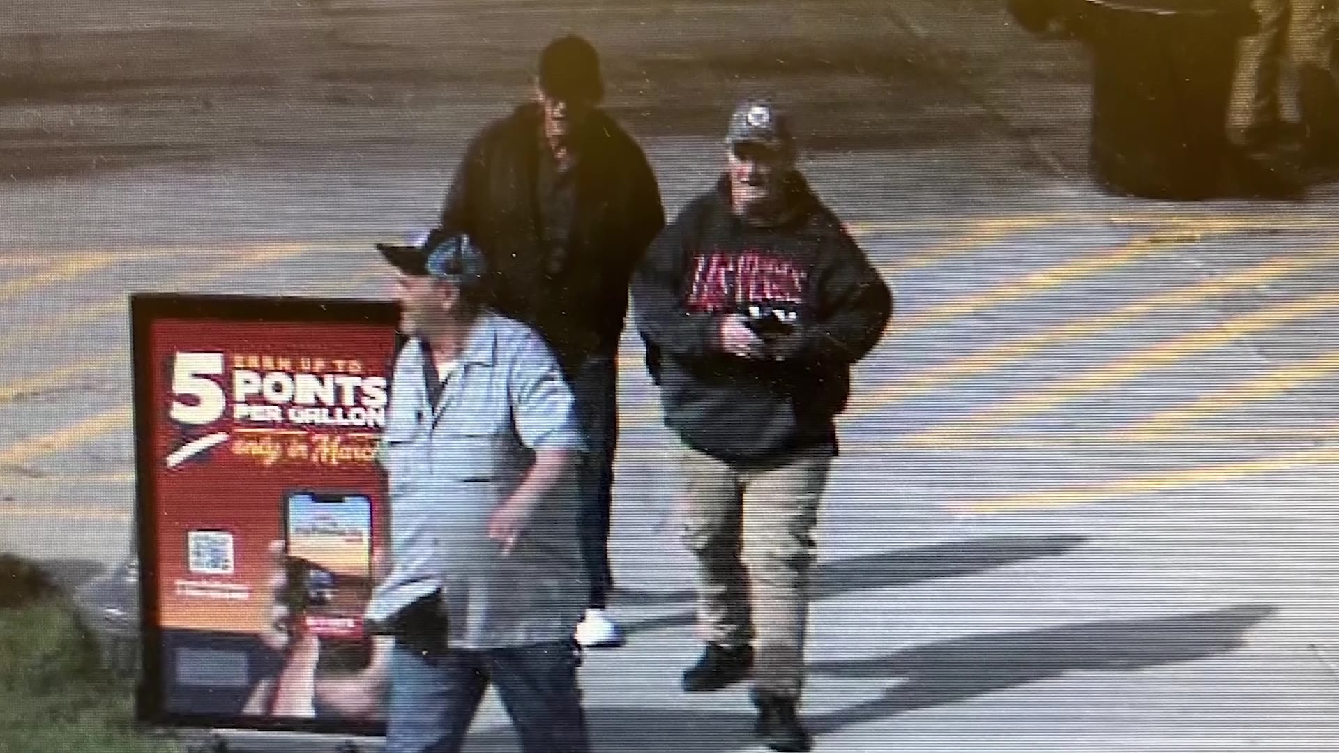Three people of interest that are involved in this robbery case....