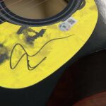 A signed guitar from Ed Sheeran. (Mike Anderson, KSL TV)