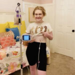 Gracelyn Wilkinson with medical equipment attached to her while at home. (Courtesy: The Wilkinson Family) 