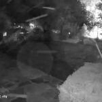 Security footage of a crews exploding the Holladay home that had old explosives in it on the morning of April 24, 2024. (Courtesy: Engen Hus)