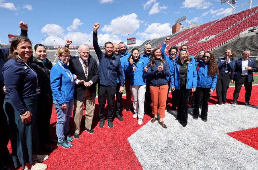 Members of the International Olympic Committee’s Future Host Commission, IOC, U.S. Olympic & Para...