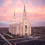 The exterior of the Layton Utah Temple. (The Church of Jesus Christ of Latter-day Saints) 