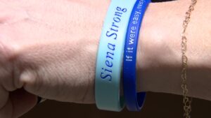 The "Siena Strong" wristband