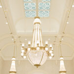 Chandelier in the celestial room in the Taylorsville Utah Temple. (Intellectual Reserve)

