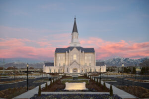 The Taylorsville Utah Temple.