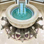 The baptistry in the Taylorsville Utah Temple. (Intellectual Reserve)

