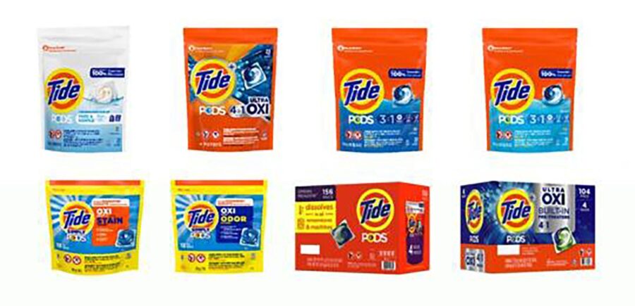 8.2 million packets of Tide, Gain Flings, Ace, and Ariel detergent pods recalled over faulty packag...