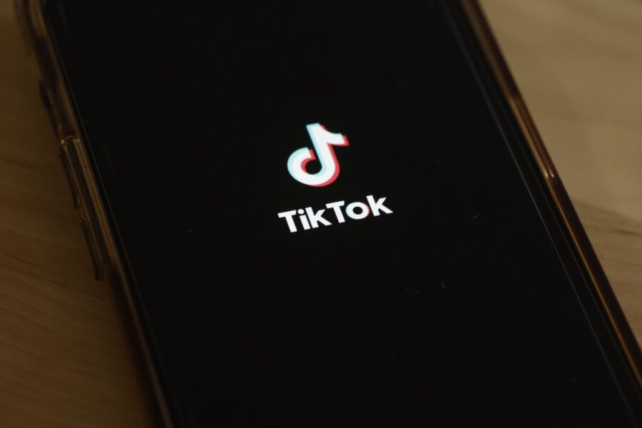 In this photo illustration, the TikTok app is seen on a phone on March 13, 2024 in New York City. C...
