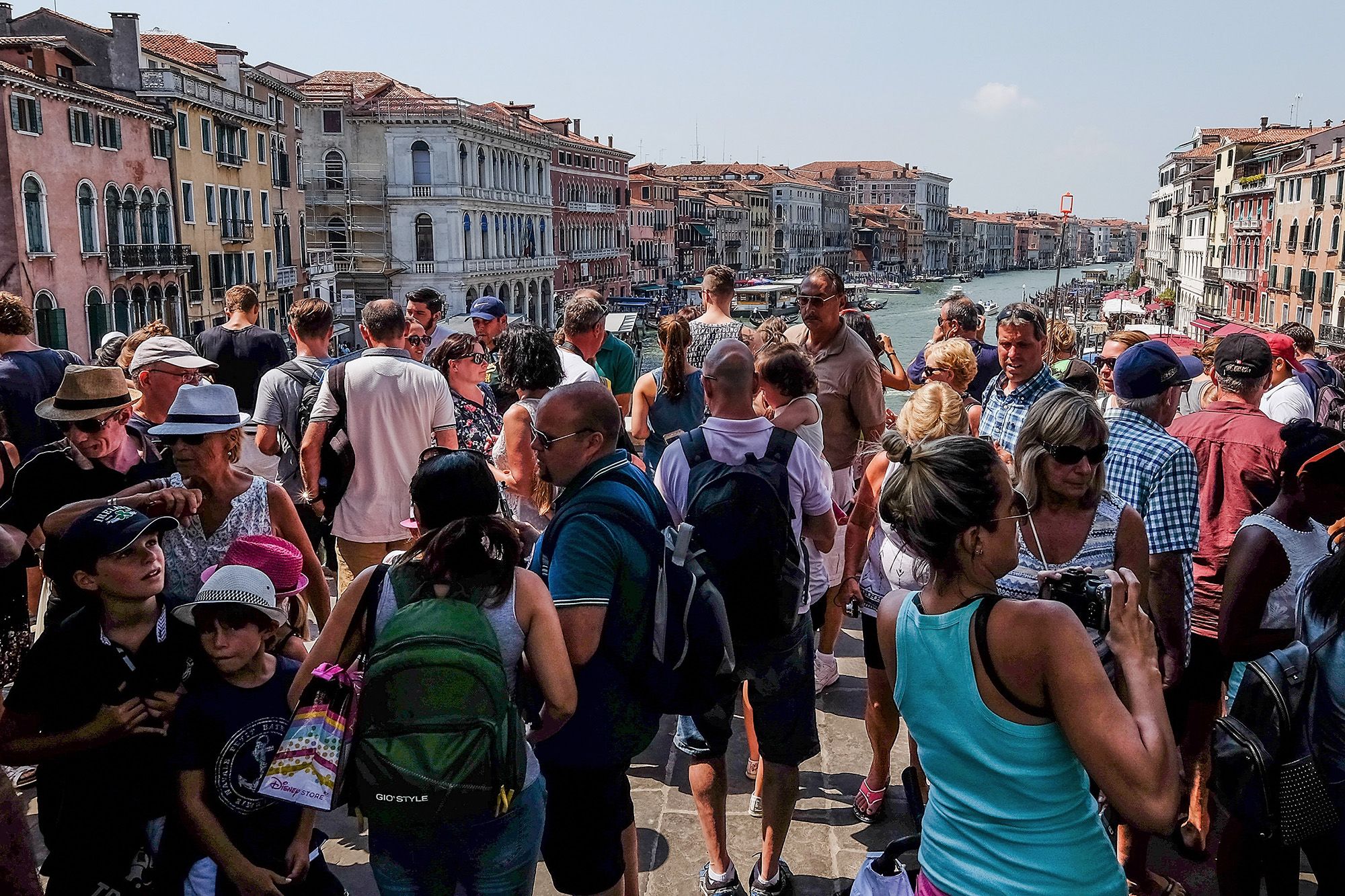 Previously, more than 100,000 people poured into Venice on some holidays, leading to scenes like th...