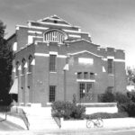 A photo of the exterior of the Fifth Ward Meetinghouse in Salt Lake City taken in the 1970s. The building was originally constructed in 1910 before a front addition was completed in 1937. (Photo: Utah State Historical Society)