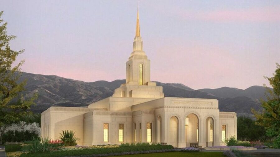 The Mendoza Argentina Temple of The Church of Jesus Christ of Latter-day Saints will be dedicated o...