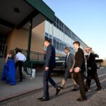 Payson High School kids arrive as they attend prom at the school on Saturday, April 20, 2024. (Scott G. Winterton, Deseret News) 