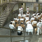 Inmates gather for a SOLID program meeting (Greg Anderson, KSL photographer)