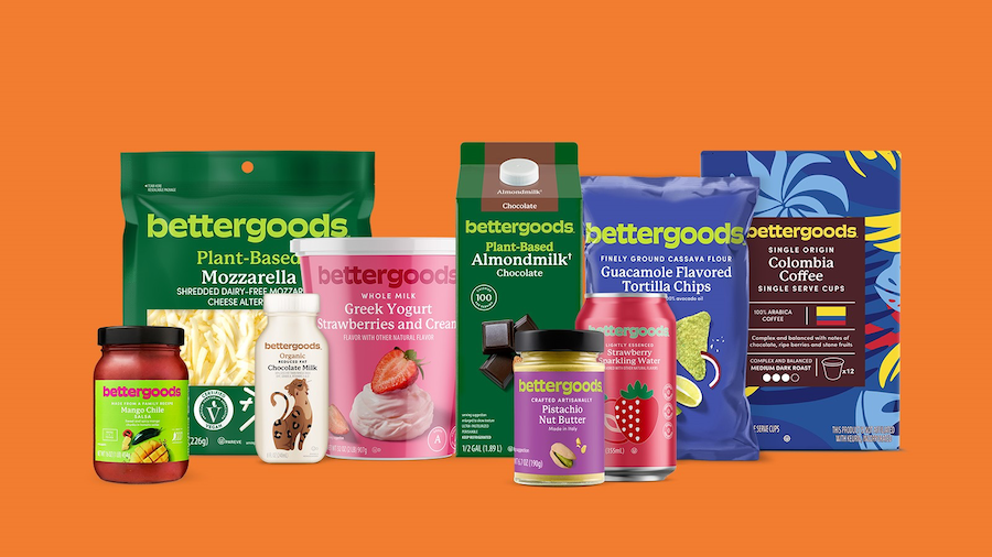 This image provided by Walmart shows products from the store's new Bettergoods label. Walmart said ...