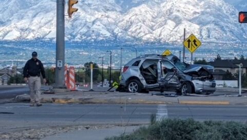 West Jordan police say one person died in a two-vehicle accident Monday afternoon. (Alston Crosby, ...