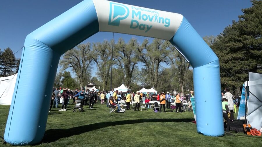 About 200 people made their way around Liberty Park for the Parkinson’s Foundation’s Moving Day...