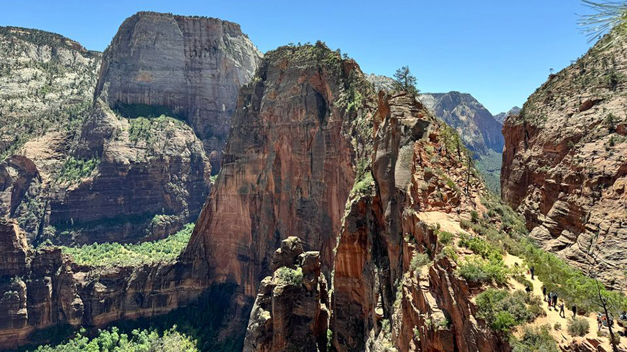 Despite life-saving efforts, a hiker died at Scout Lookout on the West Rim Trail Monday, May 6, 202...