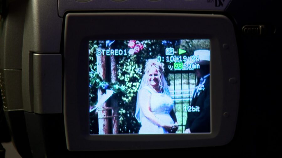 Wedding ceremony footage found on camcorder (Stuart Johnson, KSL photographer)...