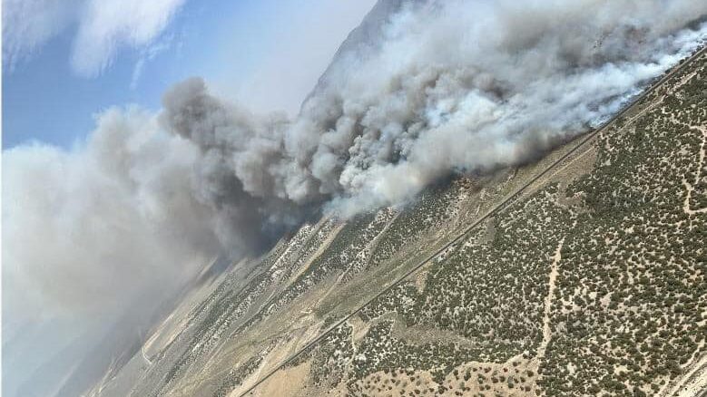 Man-made Boulter fire burns 2,300 acres in 24 hours