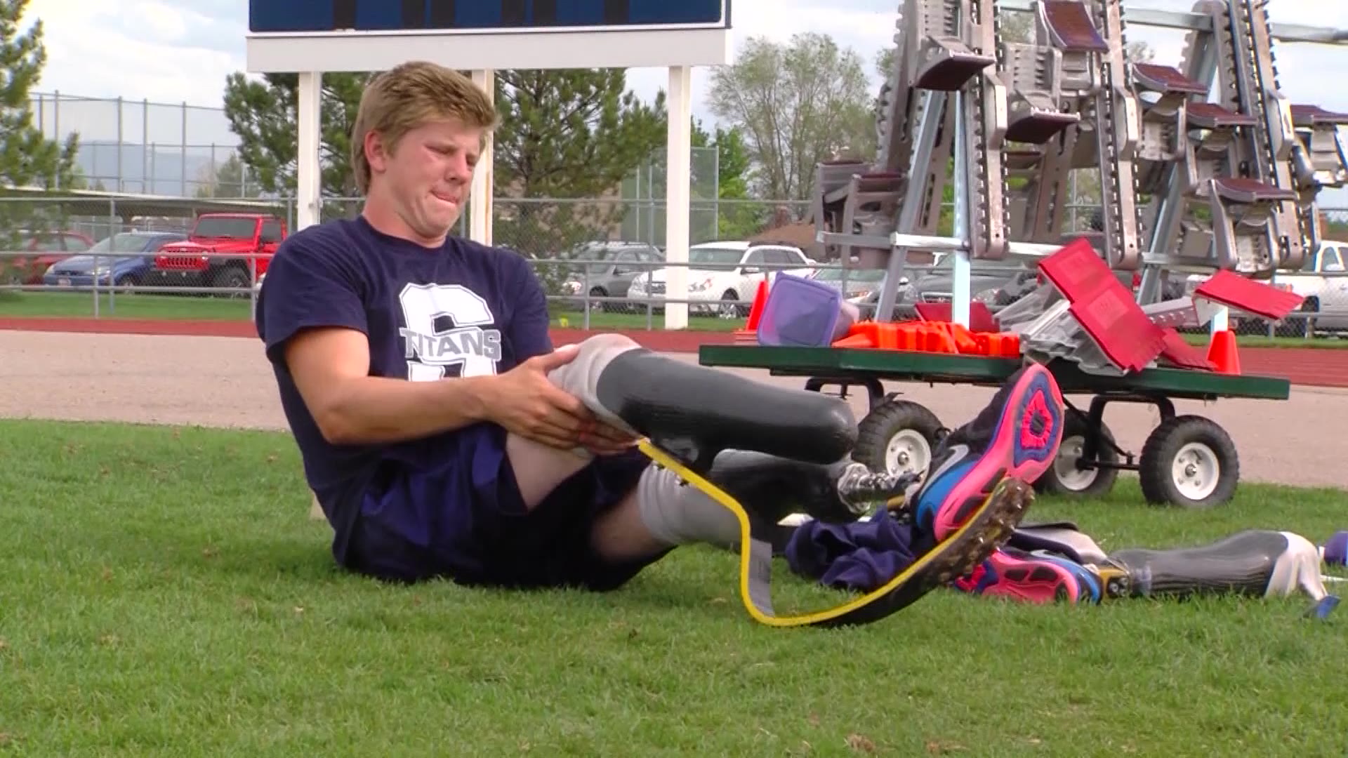 Syracuse's Hunter Woodhall is preparing for Paris Paralympics