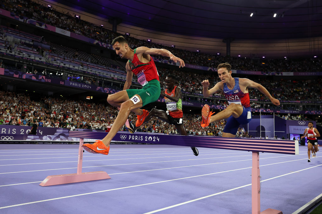 Kenneth Rooks speaks to KSL TV after surprising silver medal in steeplechase