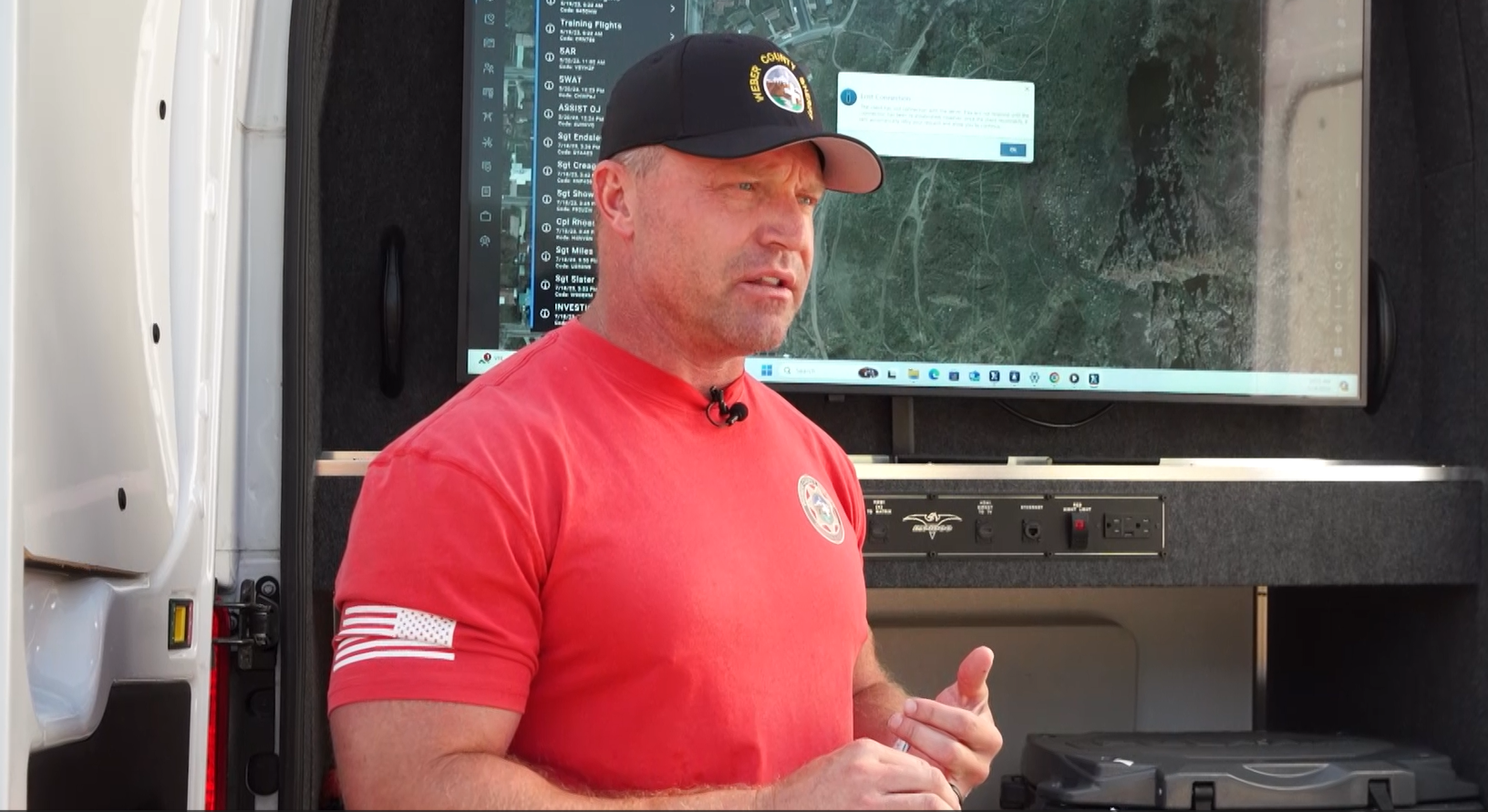 Kyle Nordfors of the Weber County Search and Rescue Team says U.S.-made drones are less capable and more expensive than those made by DJI in China.