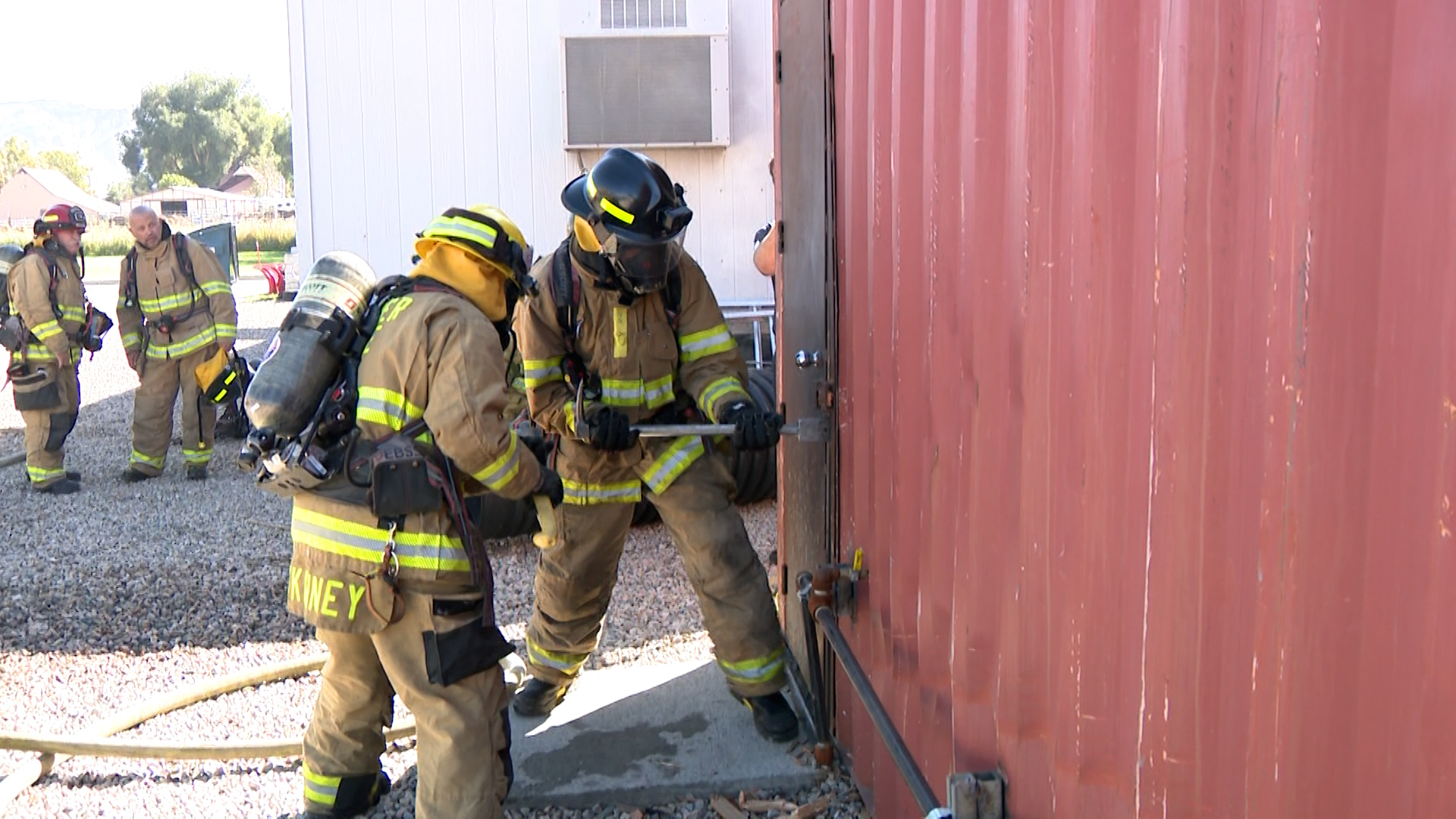 Community leaders engaging with the Fire Ops 101 event in Weber County....