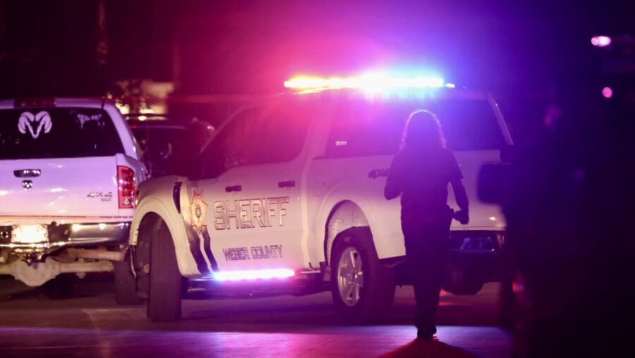 Weber County Sheriffs deputies are investigating the death of four people on Tuesday night. (Isaac ...