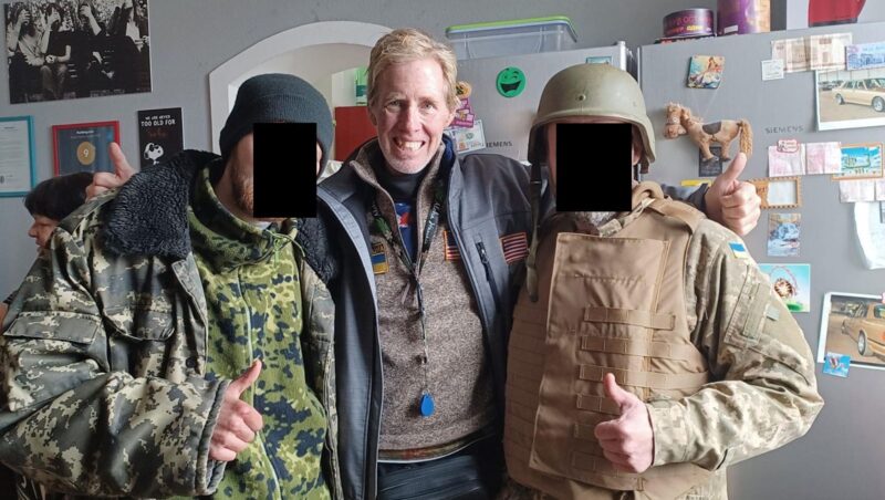 Ryan Wesley Routh (center), who was detained by US authorities on Sunday after an apparent assassin...