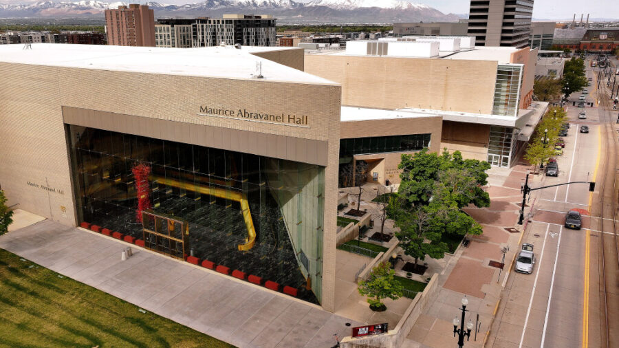 Abravanel Hall in Salt Lake City on Wednesday, May 8, 2024. The Salt Lake County Council signed a r...