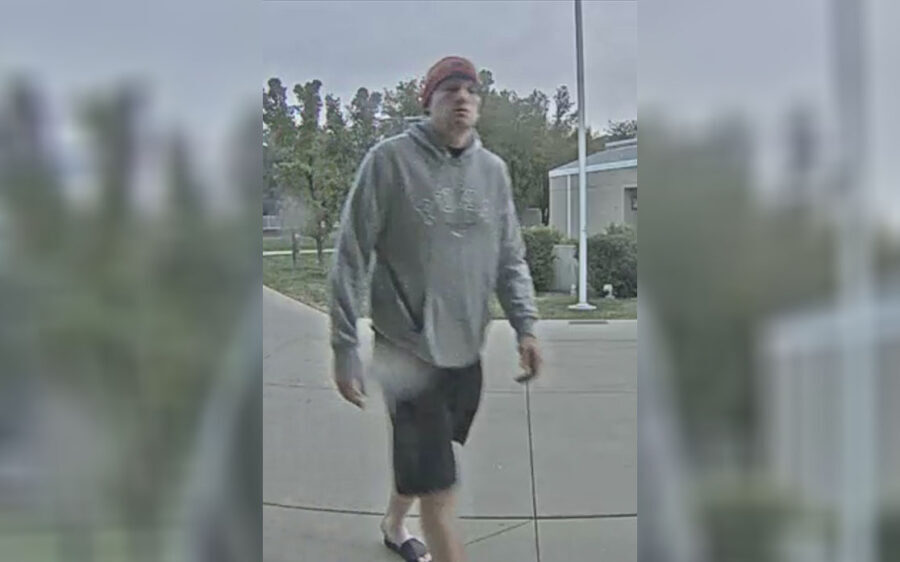 Picture of Keith Barber captured on surveillance at St. Thomas More Catholic Church in Cottonwood H...