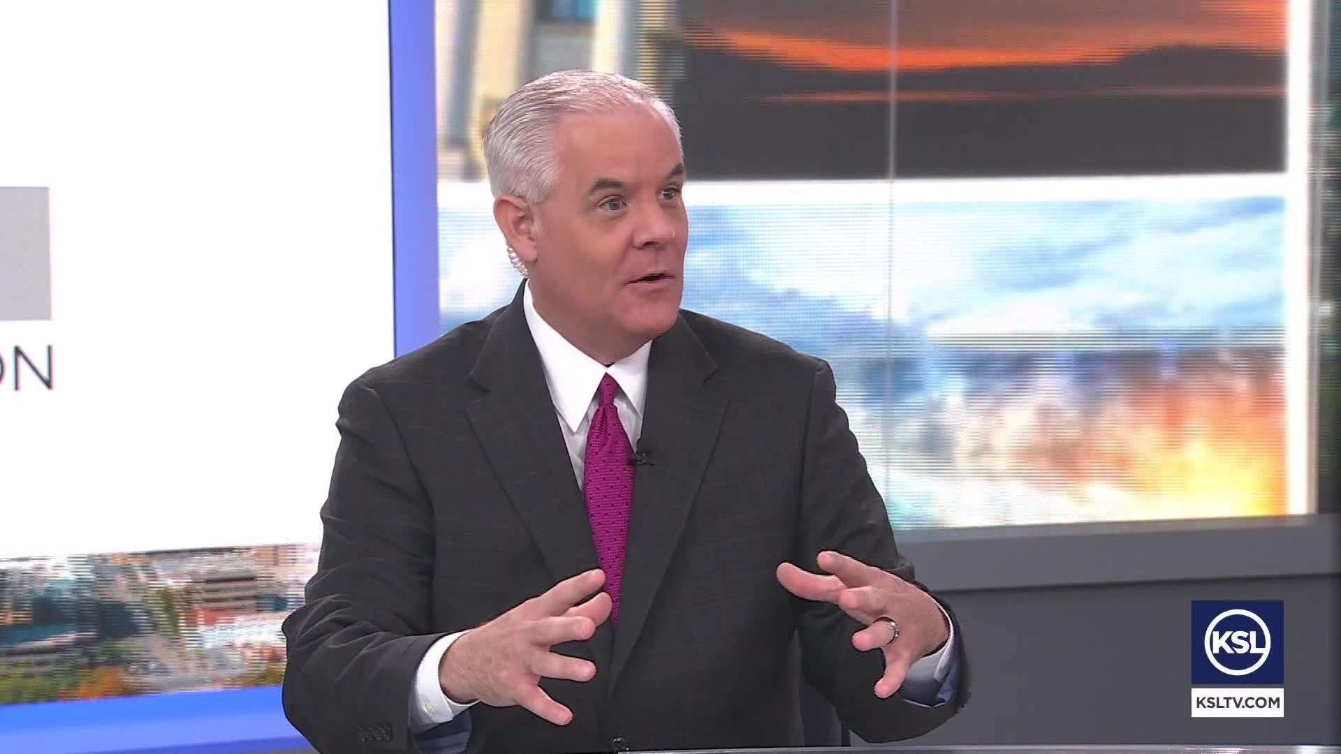 KSL 5 TV Chief Meteorologist, Kevin Eubank, sits down with Boyd Matheson on Sunday Edition for Oct....