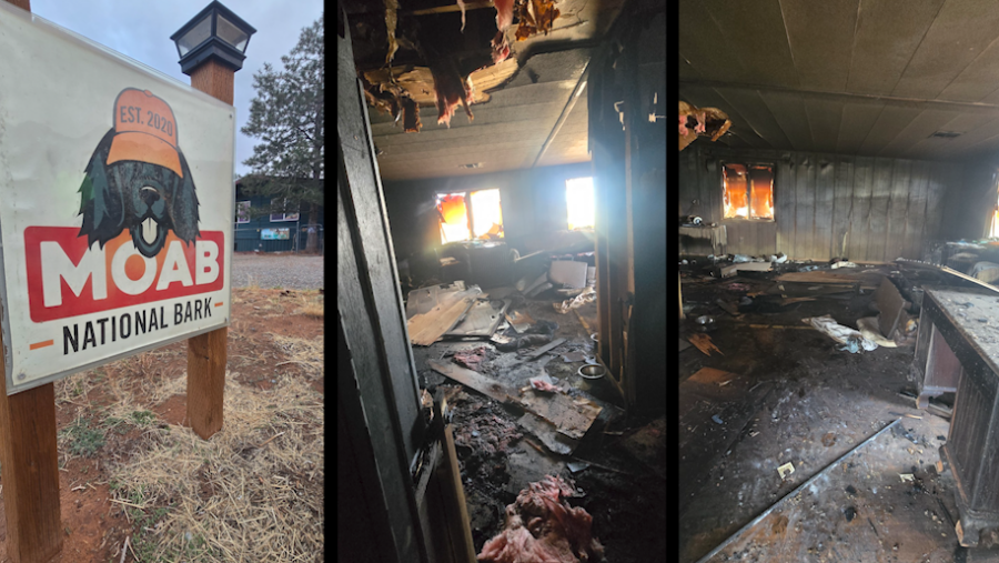 Dog daycare Moab National Bark caught fire Saturday, killing two dogs trapped inside. (KSL TV)...