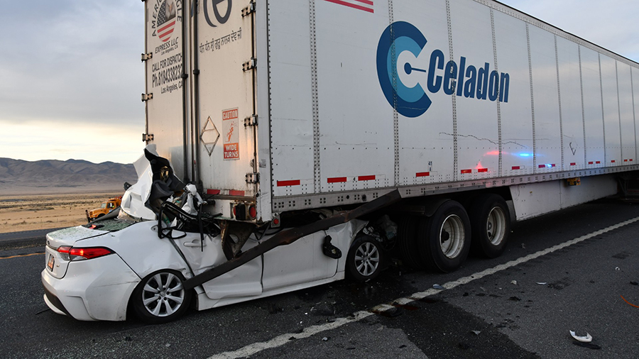 The crash that killed a Utahn in Nevada on Oct. 9, 2024....