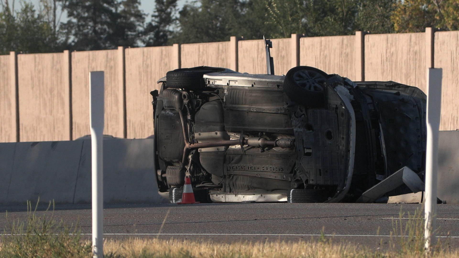 One of the two cars that were involved in the crash on Oct. 11, 2024....