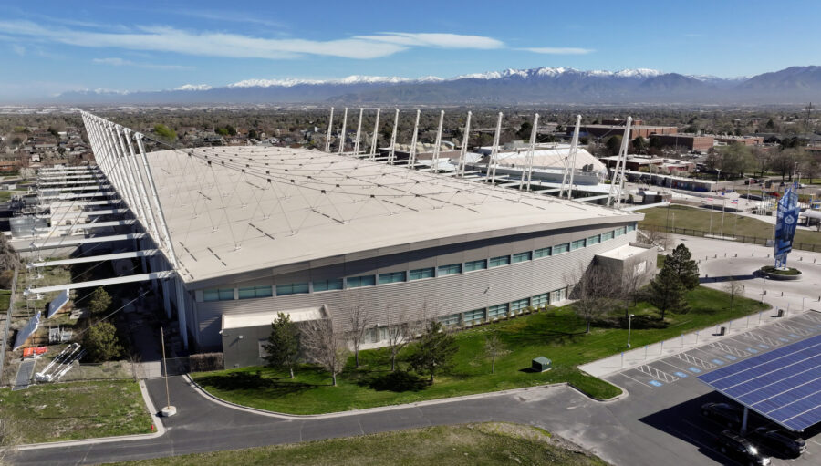 The Utah Olympic Oval is pictured in Kearns on Saturday, April 13, 2024. (Kristin Murphy, Deseret N...