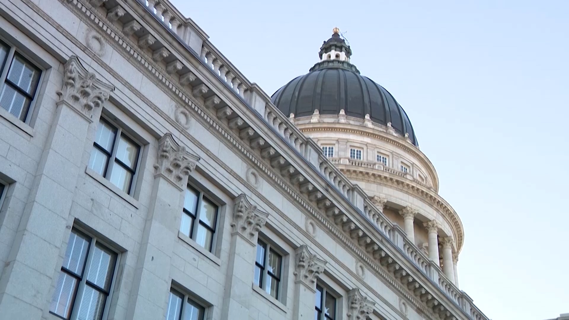 An undated photo of the Utah State Capitol....