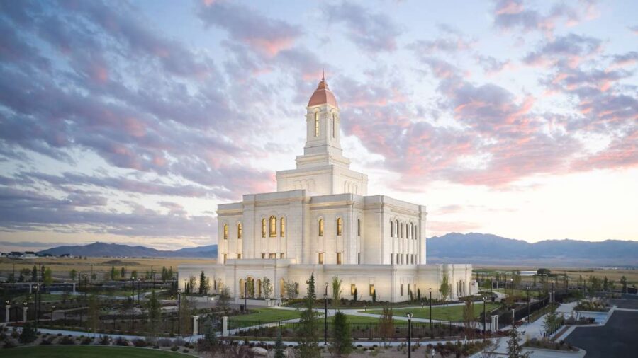 The Deseret Peak Utah Temple of The Church of Jesus Christ of Latter-day Saints will be dedicated N...