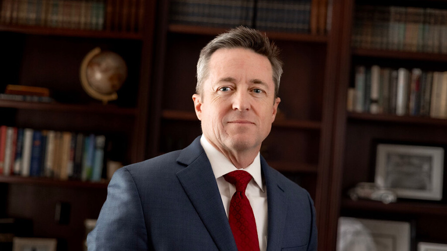 Derek Brown, candidate for Utah attorney general, is pictured in his home in Cottonwood Heights on ...