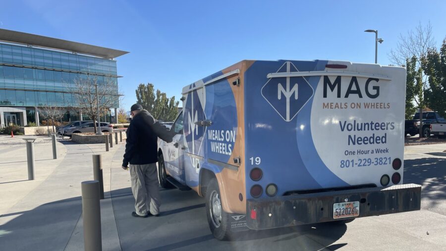 The Meals on Wheels truck pictured on Thursday, Nov. 7, 2024. (KSL TV)...